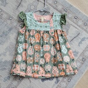 Matilda Jane Girls Just Imagine Bella Tunic Top Apples Pears Shirt Sz6